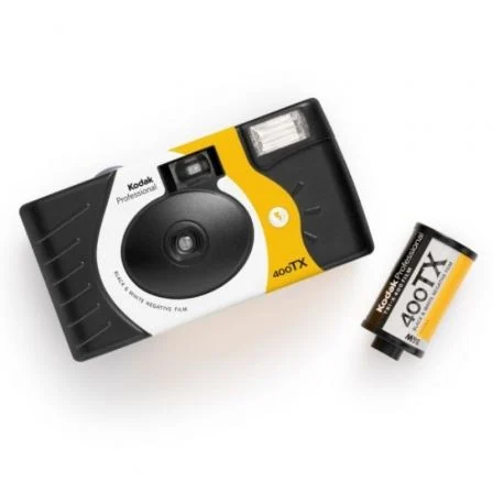 Kodak PRO TRI-X 400 Cámara Desechable Blanco y Negro ISO 400 - 27 Exposiciones Kodak PRO TRI-X 400 Cámara Desechable Blanco y Negro ISO 400 - 27 Exposiciones